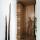 Plexi és fa kombinációjú ajtó